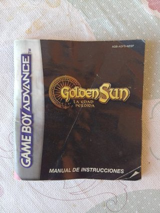 Manual Golden Sun Game Boy Advance