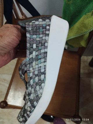 Sandalias Doctorflex tonos grises y plateado