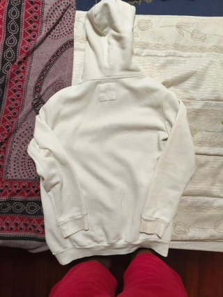 Sudadera Bershka blanca