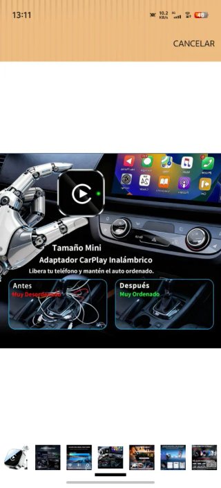 Adaptador CarPlay Inalámbrico