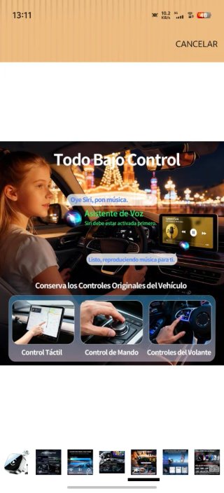 Adaptador CarPlay Inalámbrico