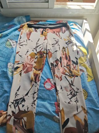 2 Pantalones Estilo Leggins Estampado Floral