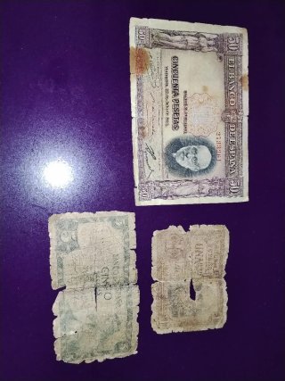 Billetes antiguos