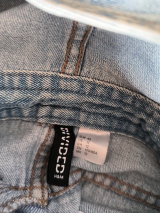 Peto vaquero falda H&M mujer