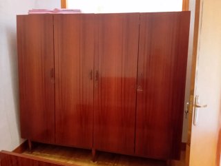 Conjunto Armario y Cama Madera