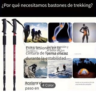 Bastones de trekking Antishock