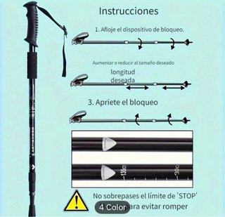 Bastones de trekking Antishock