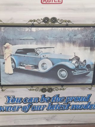 Espejo Cuadro Rolls-Royce