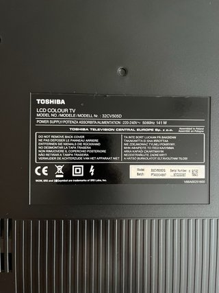 Televisión TV Toshiba 32” con Chromecast y HDMI