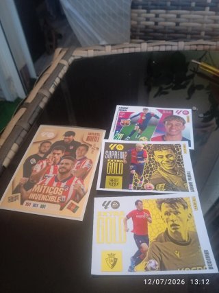 Lote de cromos de fútbol Panini