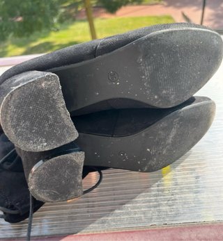 Botas altas mosqueteras negras