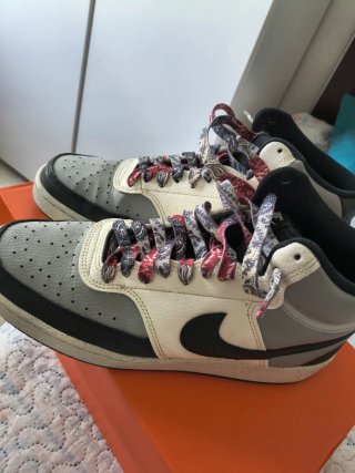 Zapatillas Nike Court Vision Gris/Blanco
