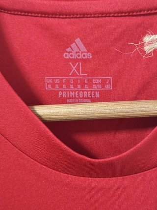 Camiseta Adidas Talla XL Roja