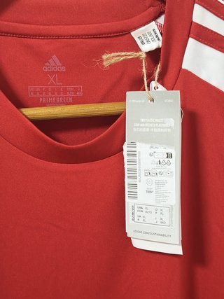 Camiseta Adidas Talla XL Roja