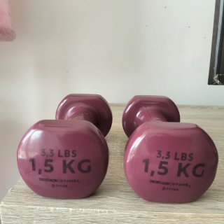 Mancuernas 1,5 Kg (3,3 Lbs) Decathlon