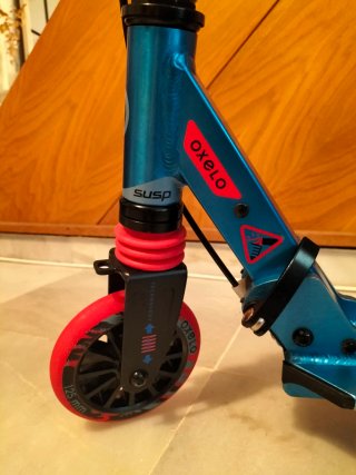 Patinete Oxelo MID5 ajustable, freno manillar