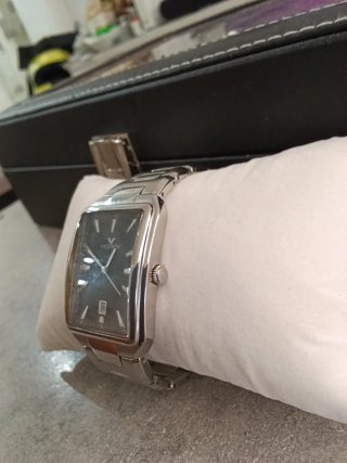 Reloj Viceroy Hombre Negro y Plateado