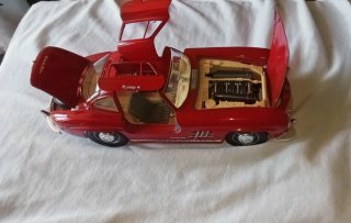 Maqueta Mercedes 300SL Roja