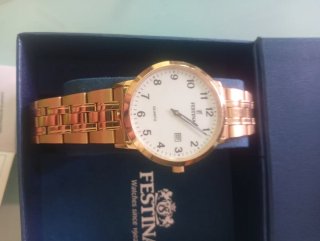 Reloj Festina Chapado Oro Nuevo