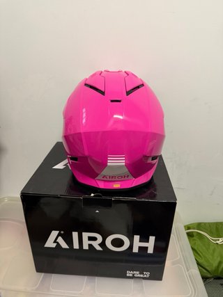 Casco Jet Airoh Talla M Rosa
