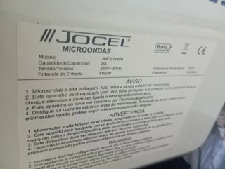 Microondas Jocel Blanco sin grill