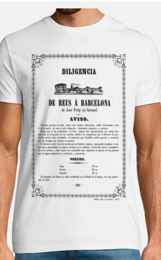 Camiseta Blanca Diligencia Reus a Barcelona