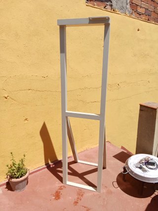 Estructura aluminio imprimación TUBO: 50X50 CM