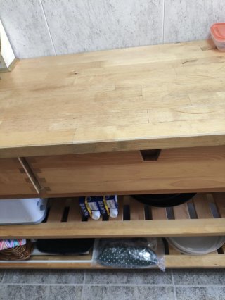 Mueble auxiliar cocina madera