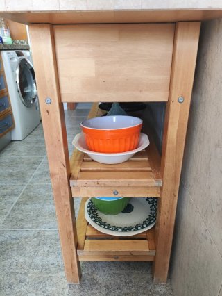 Mueble auxiliar cocina madera