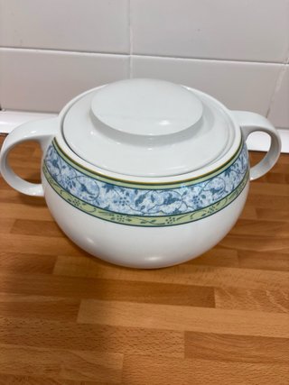 Sopera y salsera Irabia porcelana