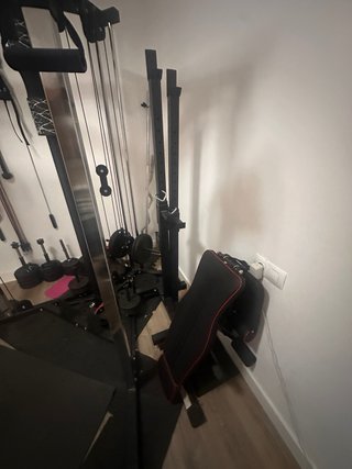 Gimnasio multifunción + 100kg discos
