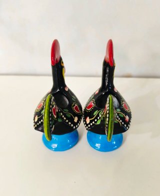 Pareja Gallos Barcelos Portugal Vintage