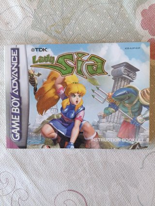 Manual Lady Sia TDK Game Boy Advance