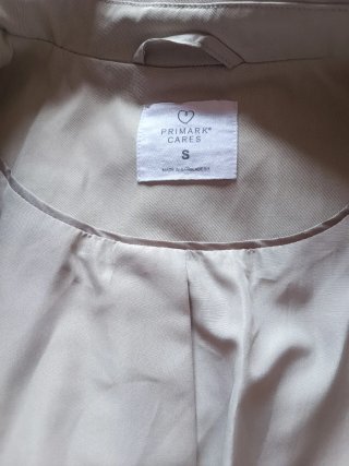 Gabardina Beige Primark Talla S