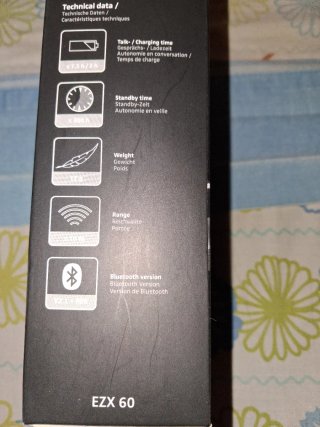 Auricular Bluetooth Sennheiser EZX 60 Negro