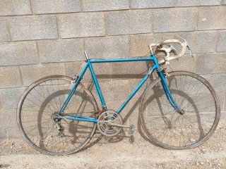 Bicicleta Carretera Vintage Azul