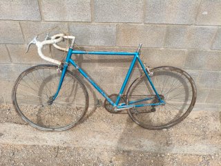 Bicicleta Carretera Vintage Azul