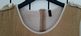 Vestido de verano Benetton beige