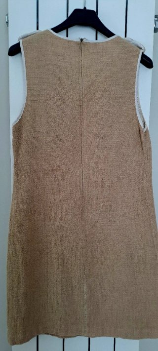 Vestido de verano Benetton beige