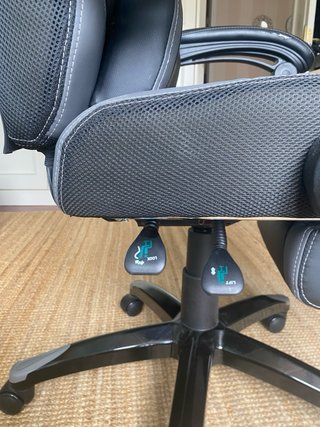 Silla Gaming Ergonómica Songmics Negro/Gris