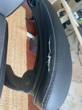 Silla Gaming Ergonómica Songmics Negro/Gris