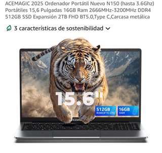 Ordenador portátil ACEMAGIC