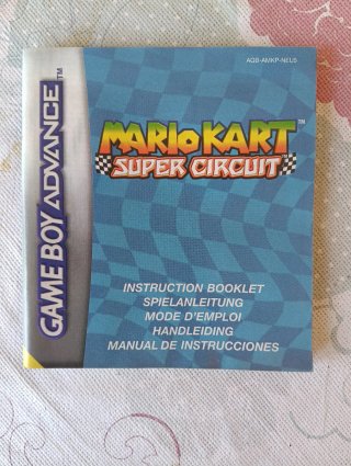 Manual Mario Kart Super Circuit GBA