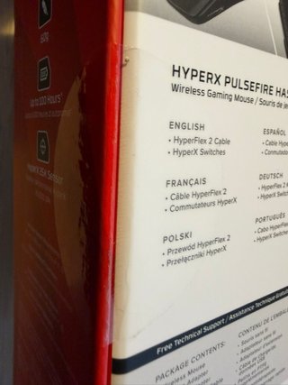 HyperX Pulsefire Haste 2 Wireless Ratón Gaming