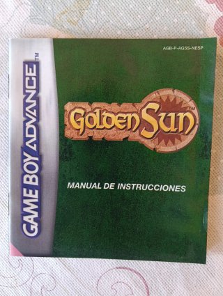 Manual Golden Sun Game Boy Advance