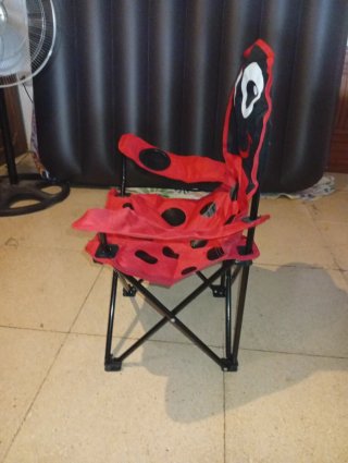 Silla de camping infantil mariquita