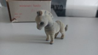 Animales miniatura flocado