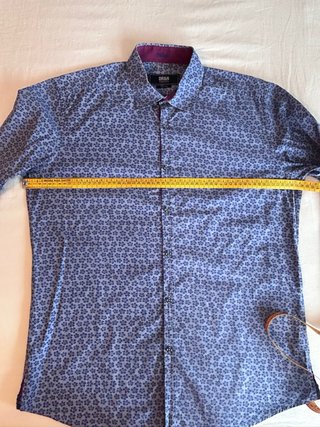 Camisa DR&N Slim Fit Estampada Talla  L
