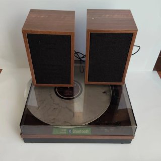 Tocadiscos Muse MT-108 Bluetooth 2 altavoces