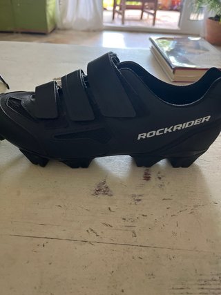 Zapatillas Ciclismo Negras Velcro